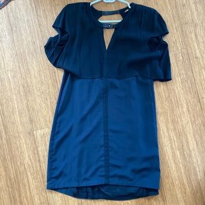 Maje size 1 mini dress in navy and black. Excellent condition (worn once)